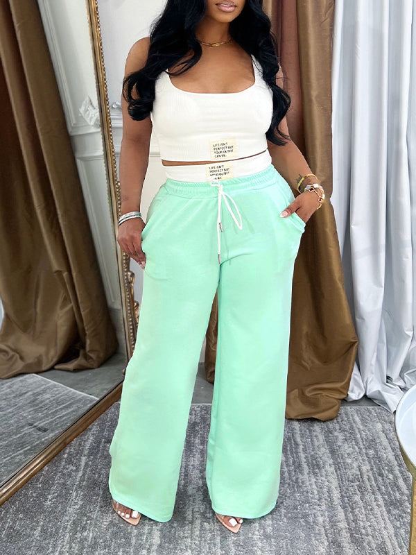 Tank Top & Drawstring Pants Set