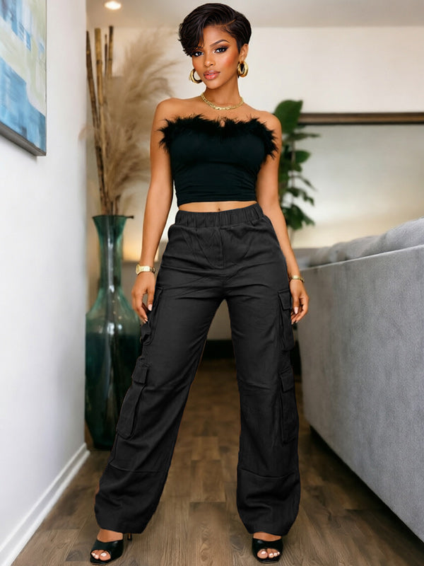 Black Cargo Pants