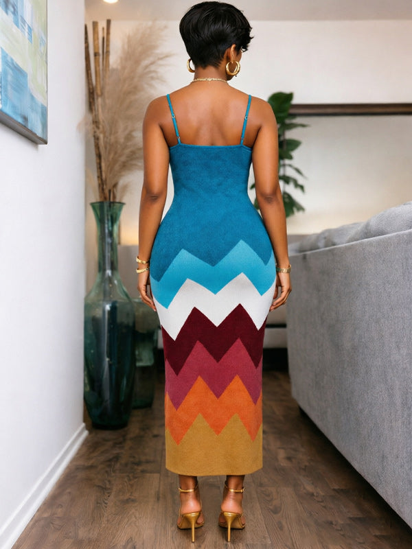 Printed Cami Bodycon Dress
