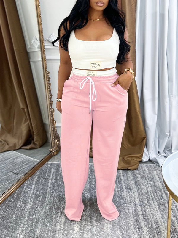 Tank Top & Drawstring Pants Set