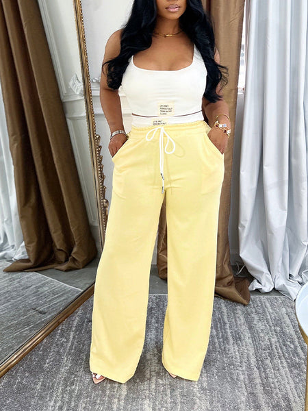 Tank Top & Drawstring Pants Set