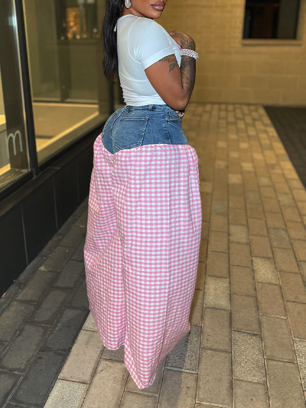 Bowknot Tee & Combo Pants Set