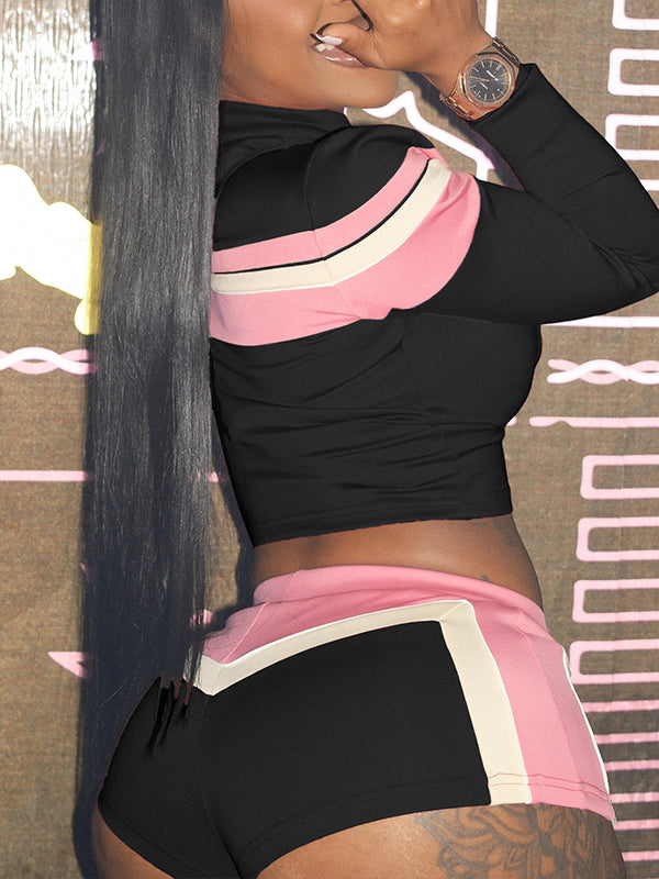 Stripe Jacket Three-Piece Set