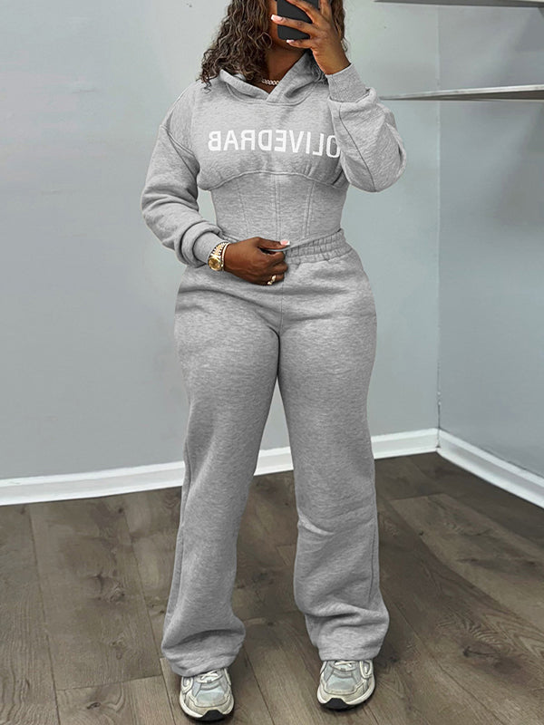 Logo Hoodie & Pants Set