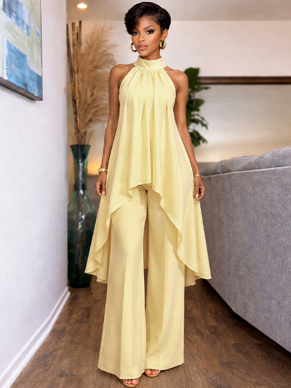 Sleeveless Tunic Top & Pants Set