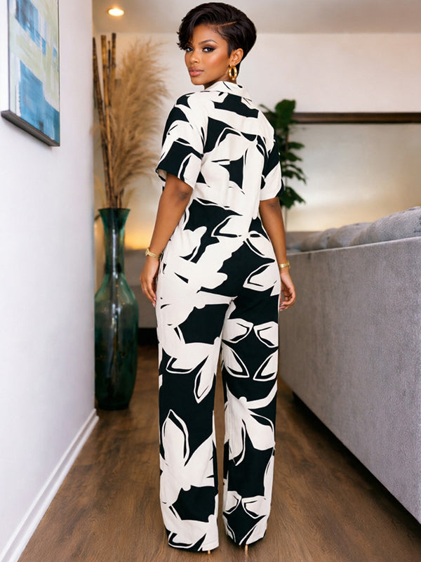 Printed Shirt & Pants Set