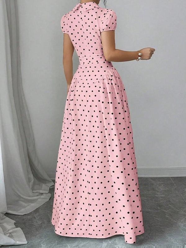 Dot Shirt Dress