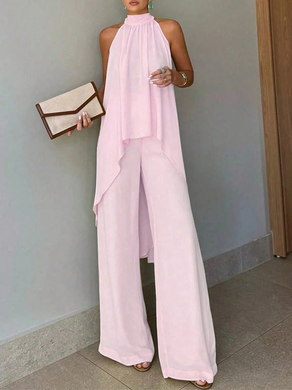 Sleeveless Tunic Top & Pants Set