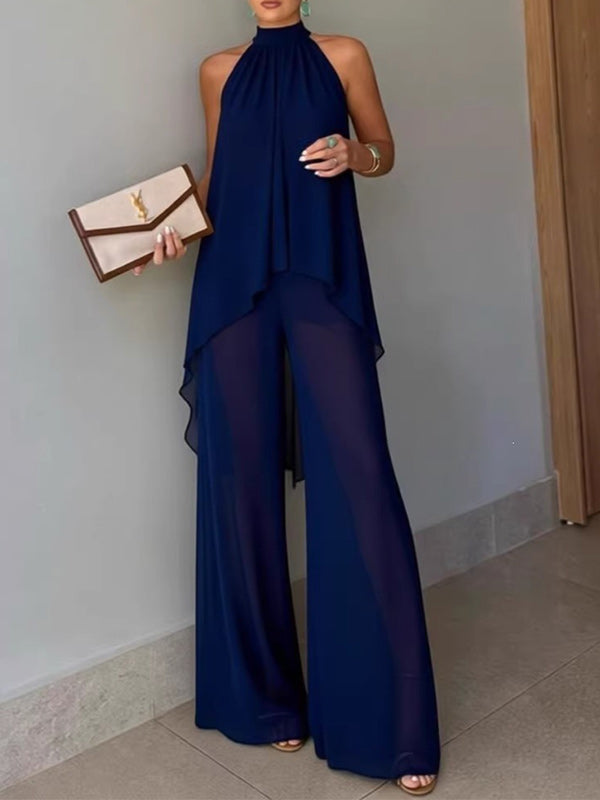 Sleeveless Tunic Top & Pants Set