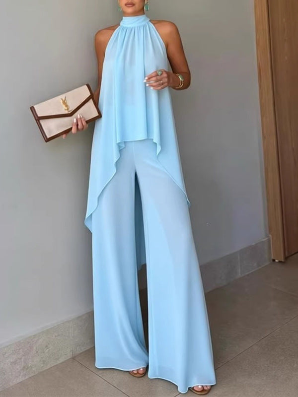 Sleeveless Tunic Top & Pants Set