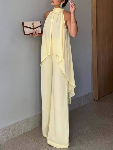 Sleeveless Tunic Top & Pants Set