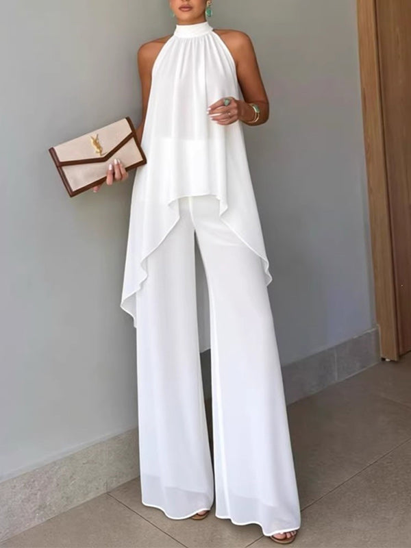 Sleeveless Tunic Top & Pants Set