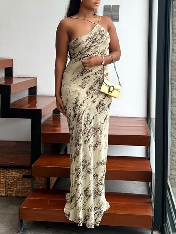 Printed Cami Maxi Dress