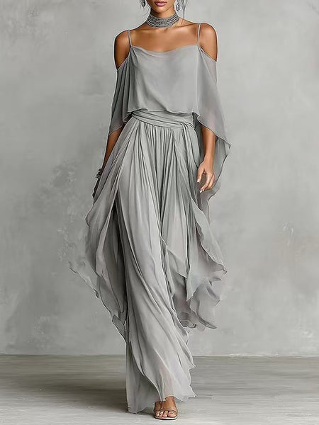 Solid Cami Maxi Dress