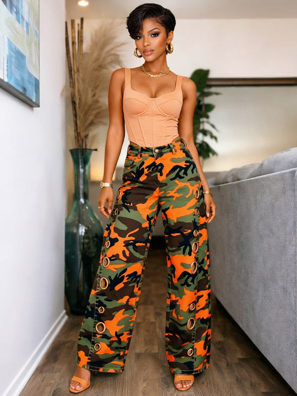 Eyelet Camo Pants