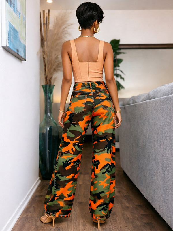 Eyelet Camo Pants