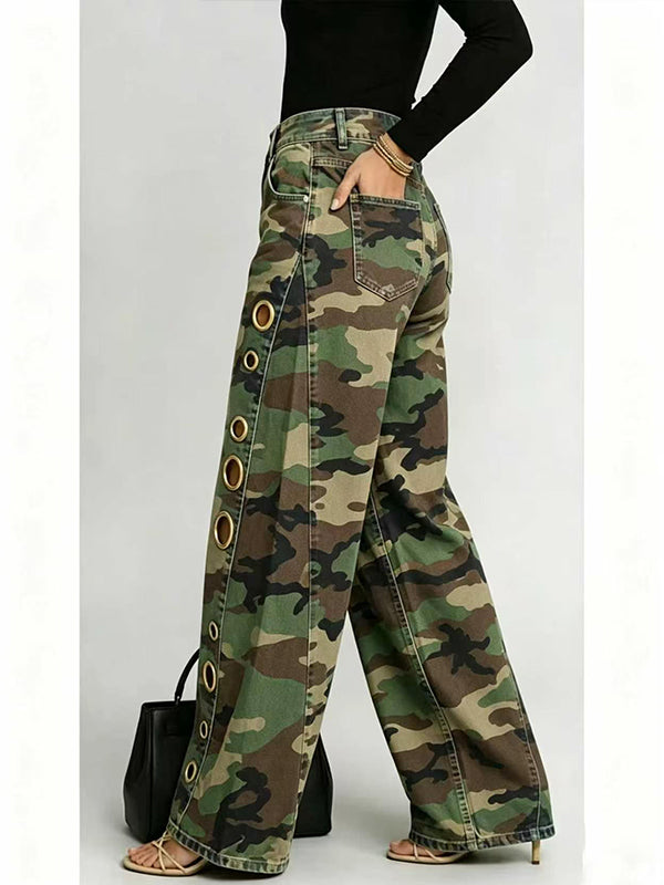 Eyelet Camo Pants