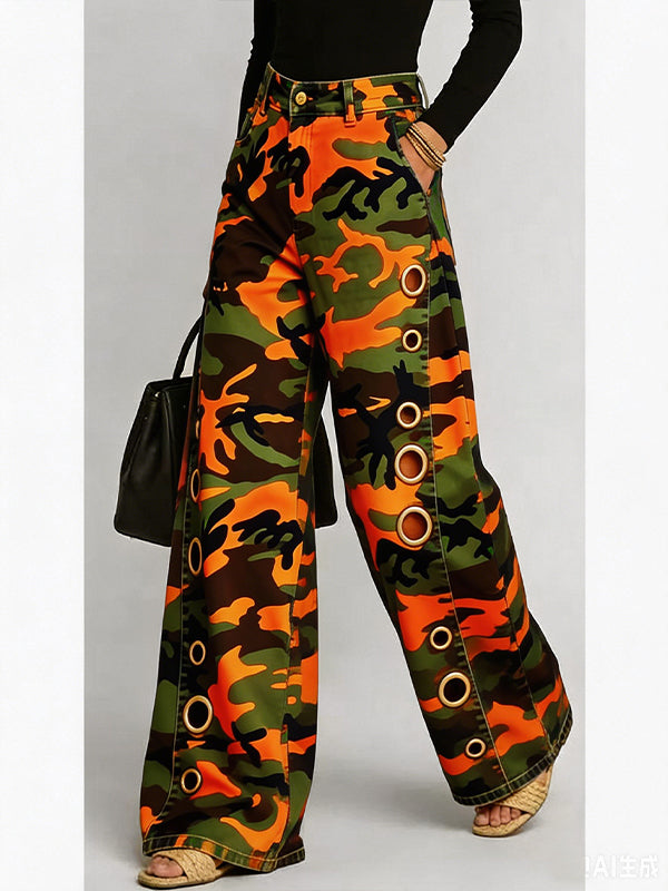 Eyelet Camo Pants