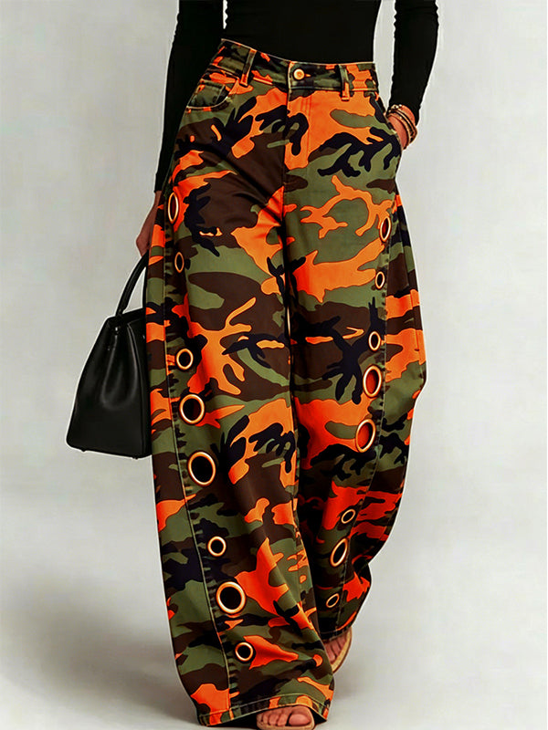 Eyelet Camo Pants