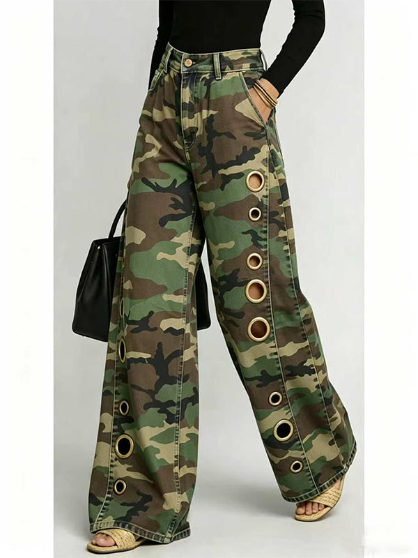 Eyelet Camo Pants