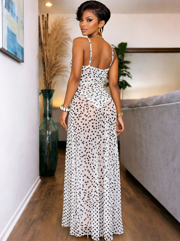Dot Cami Maxi Dress