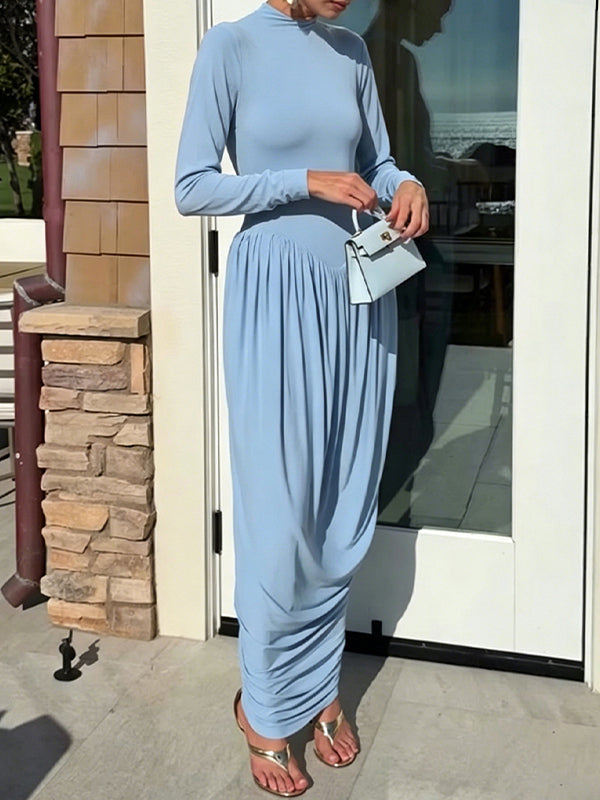 Ruched Combo Dress