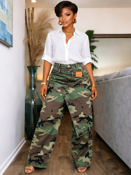 Camo Overlap Jeans