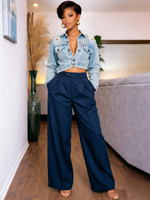 Elevated Wide-Leg Pants