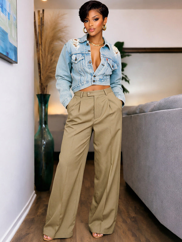 Elevated Wide-Leg Pants