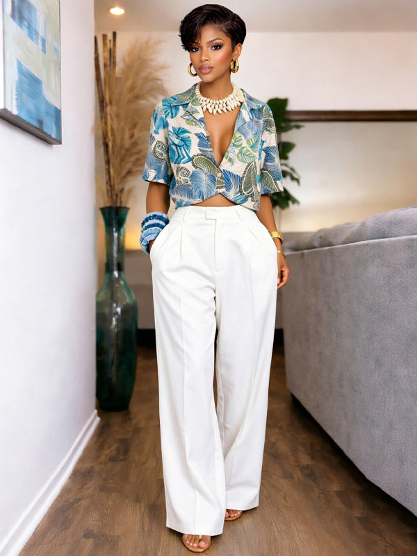 Elevated Wide-Leg Pants
