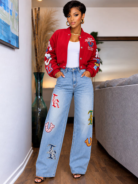 Printed Bomber Jacket