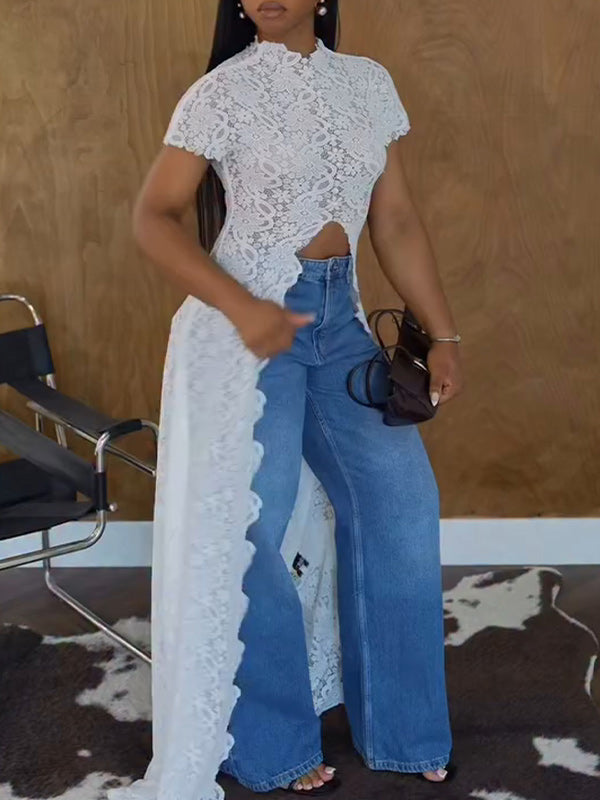 Lace Tunic Top