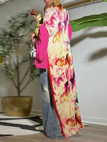 Boat-Neck High-Low Tunic Top