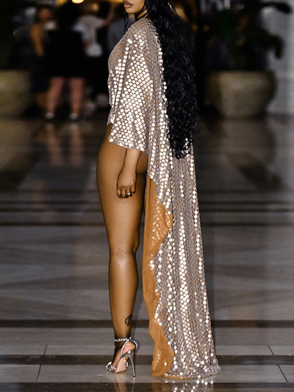 Sparkle Cape Bodysuit