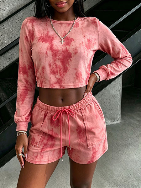 Printed Tee & Shorts Set