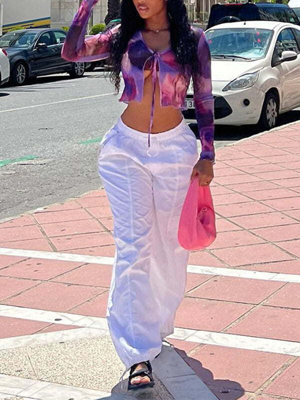 Printed Tied Shirt
