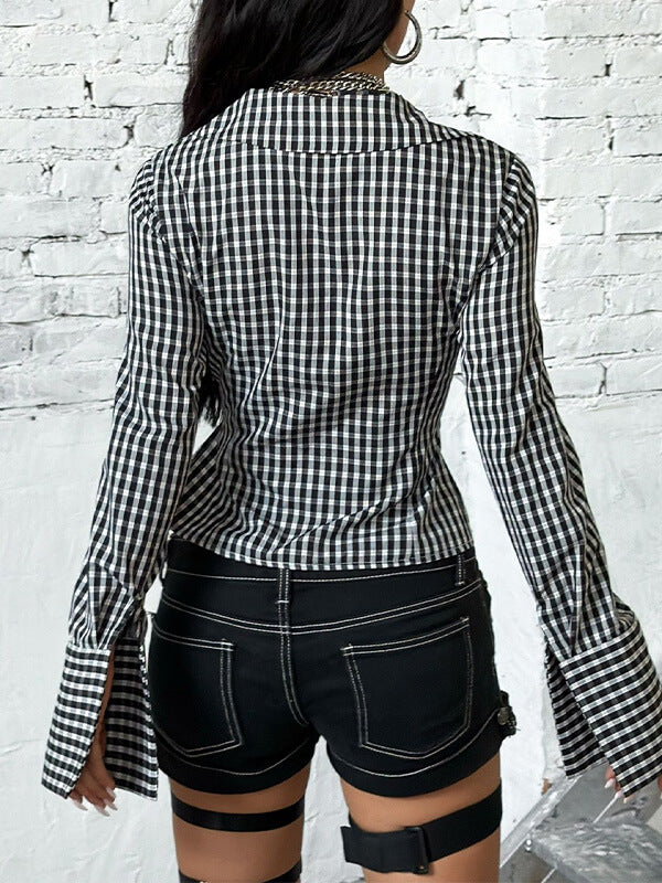 Plaid Tied Shirt