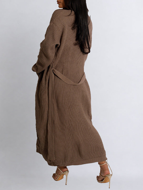 Cozy 3-Piece Knit Cardigan & Shorts Set