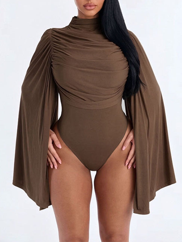 Ruched Draped Bodysuit