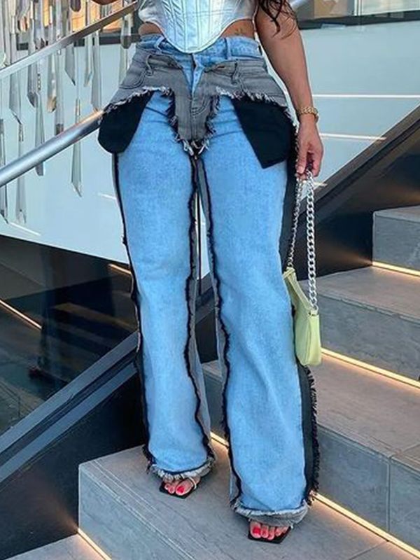 Inside-Out Combo Jeans