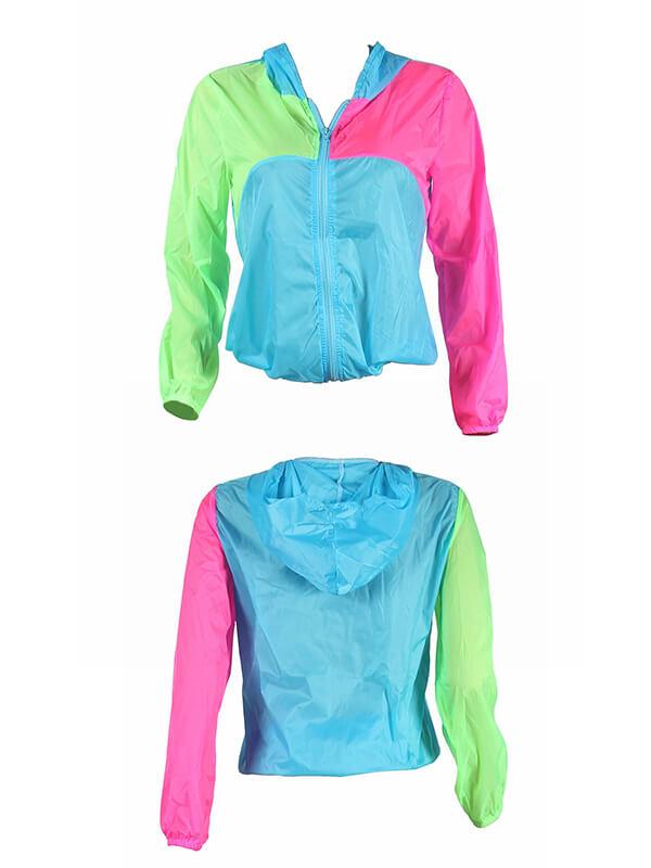 Colorblock Hoodie Jacket