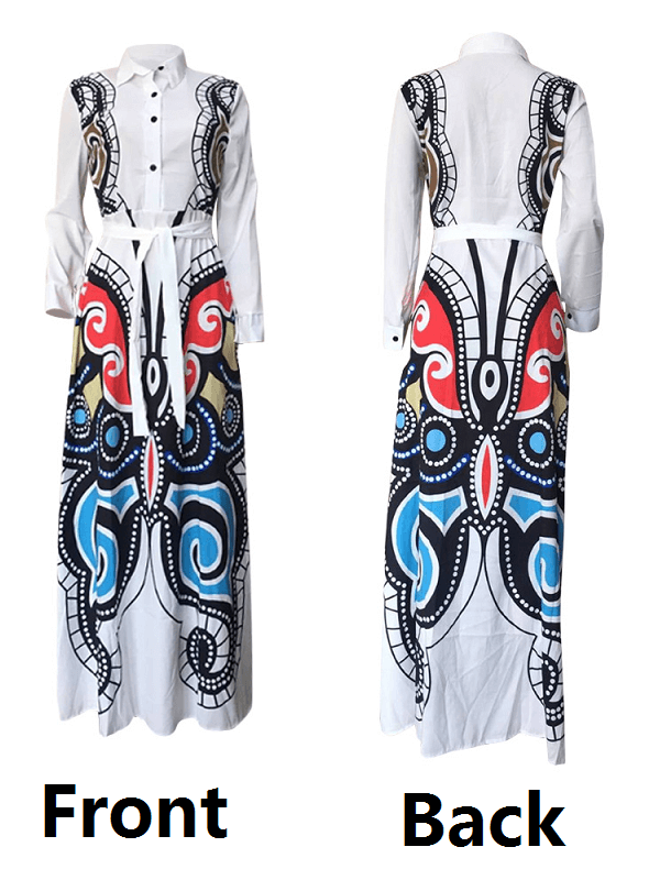 Butterfly Print Dress - clearance